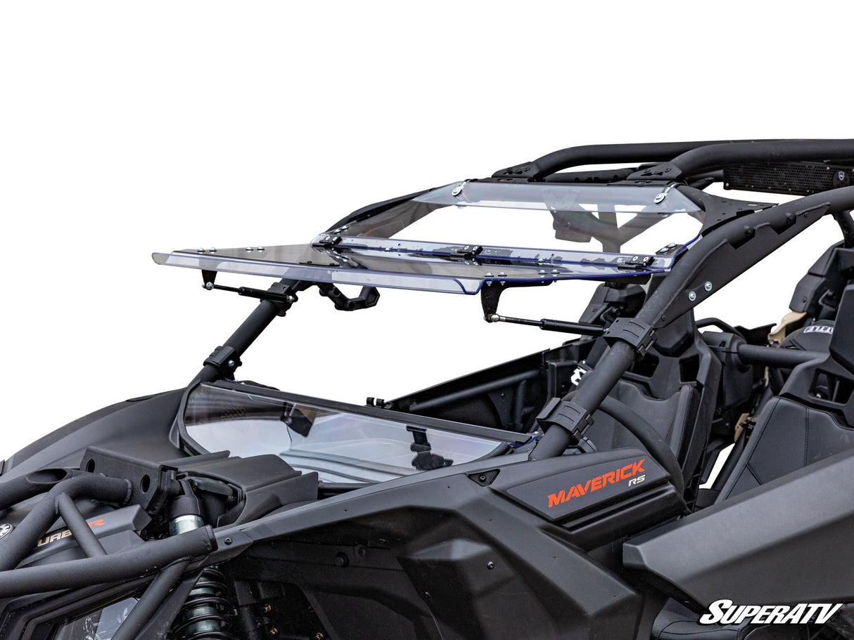 SuperATV Can-Am Maverick X3 Flip Windshield