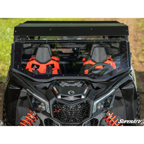 SuperATV Can-Am Maverick X3 Maxdrive Power Flip Windshield