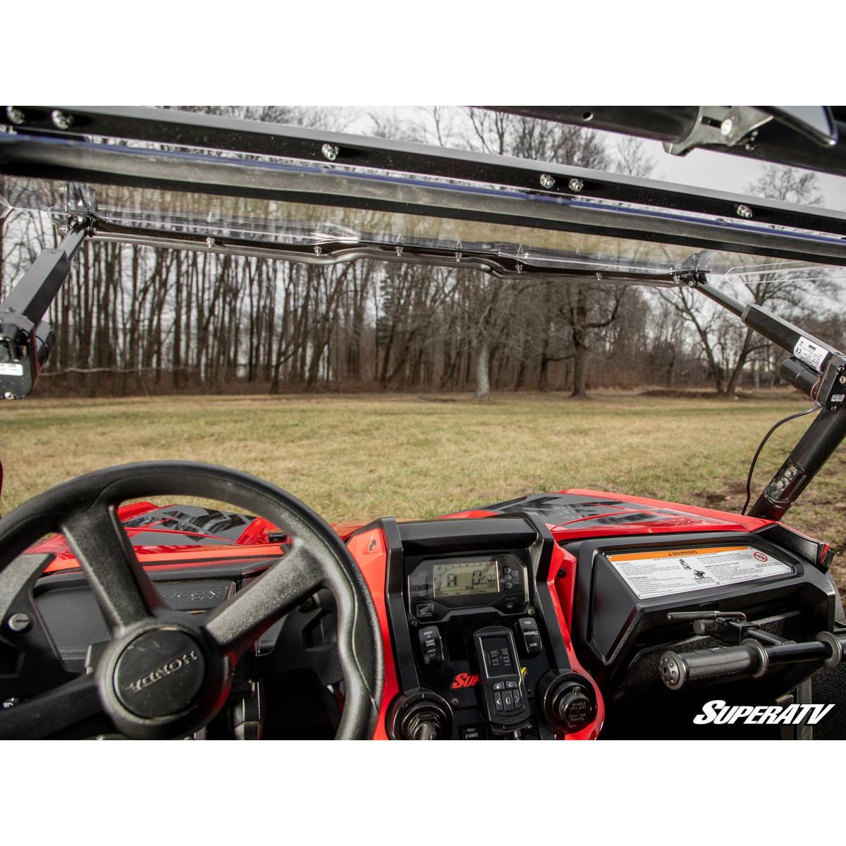 SuperATV Honda Talon 1000 Maxdrive Power Flip Windshield