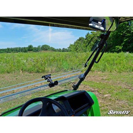 SuperATV John Deere Gator Scratch Resistant Flip Windshield