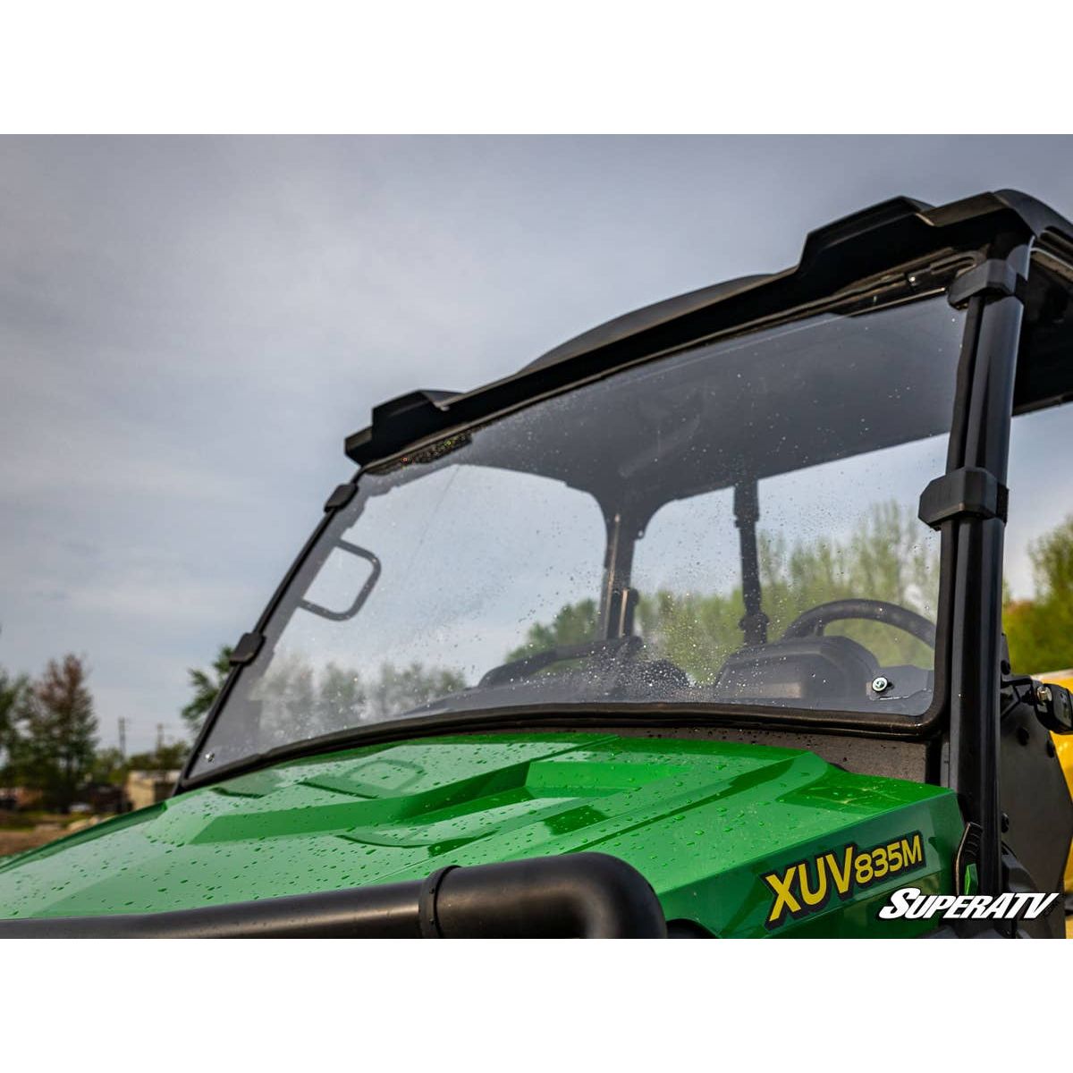 SuperATV John Deere Gator XUV 835/865 Scratch Resistant Full Windshield