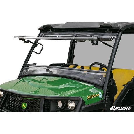 SuperATV John Deere Gator XUV 865 Scratch-Resistant Flip Windshield