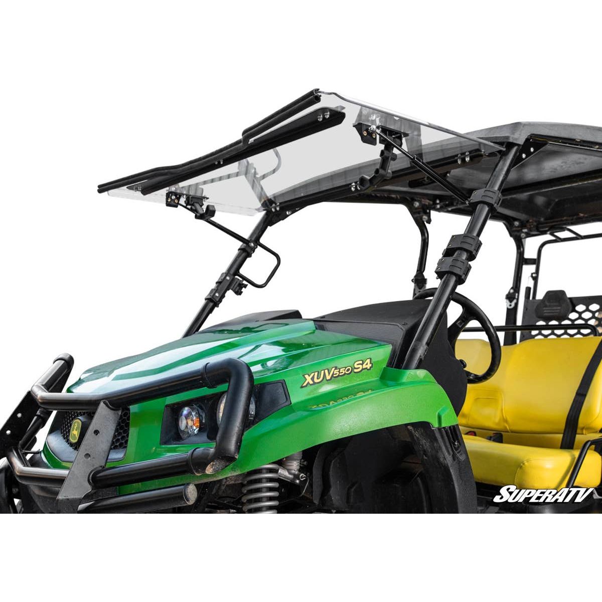 SuperATV John Deere Gator XUV560 Scratch-Resistant Flip Windshield