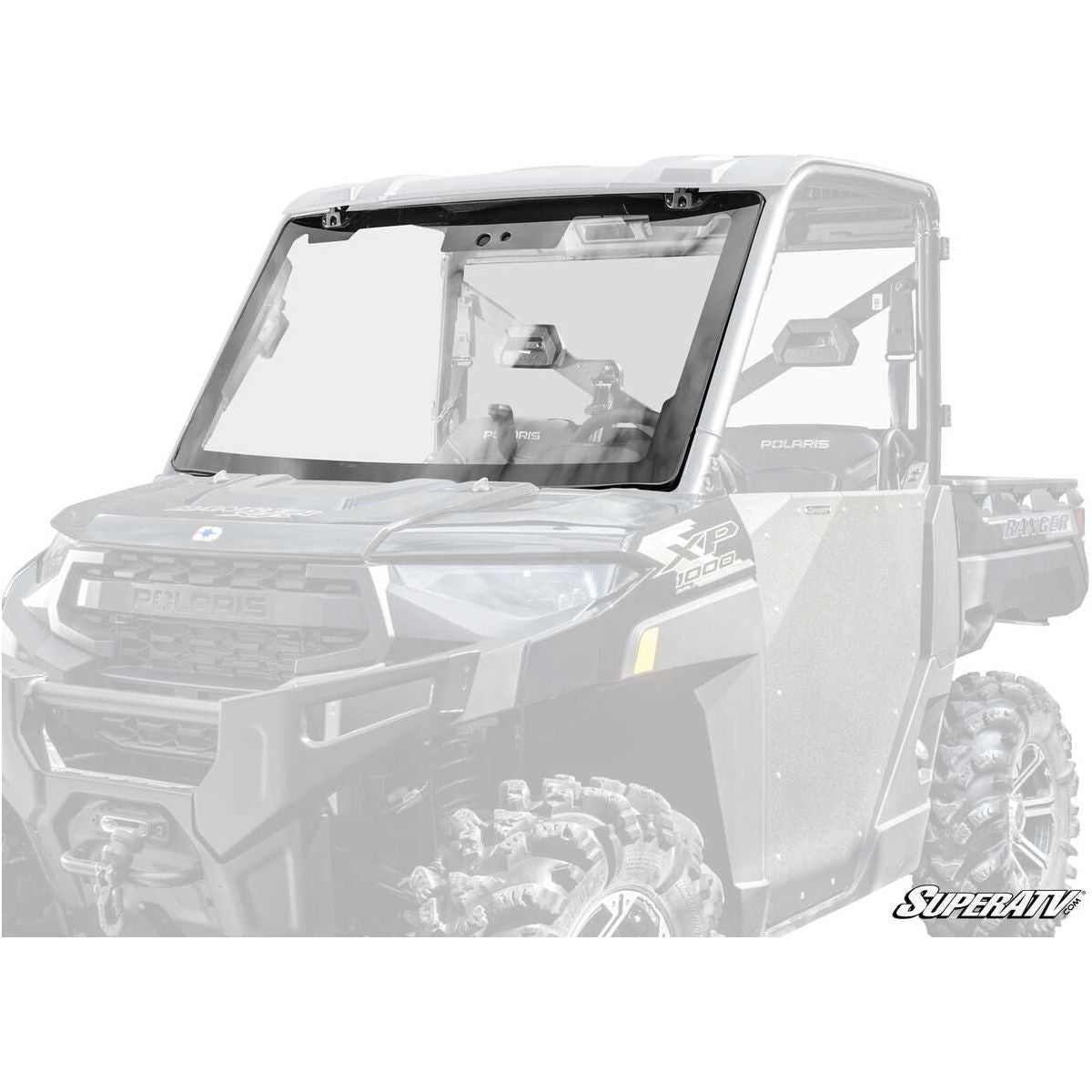 SuperATV Polaris Ranger 1000 MaxDrive Power Flip Glass Windshield