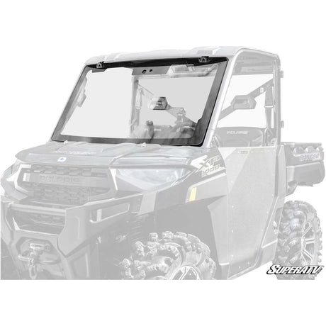 SuperATV Polaris Ranger 1000 MaxDrive Power Flip Glass Windshield