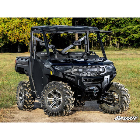 SuperATV Polaris Ranger XP 1000 MaxDrive Power Flip Glass Windshield