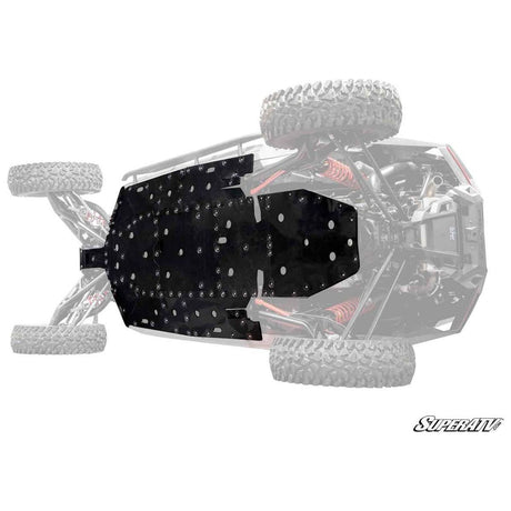 SuperATV Polaris RZR Turbo R 4 Full Skid Plate