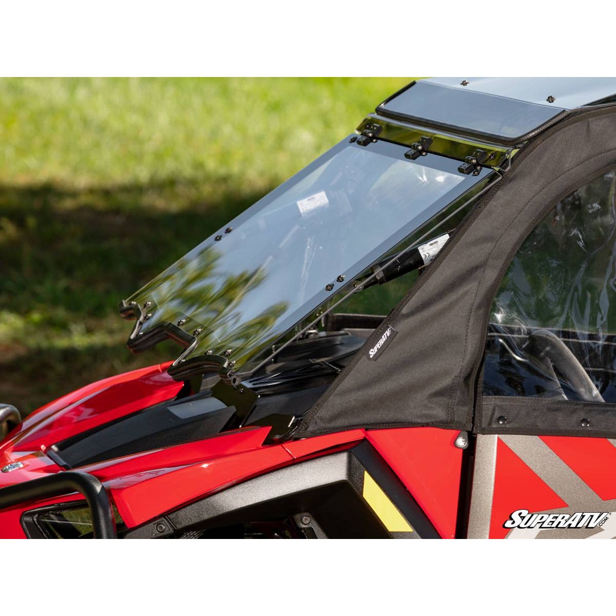 SuperATV Polaris RZR XP Maxdrive Power Flip Windshield