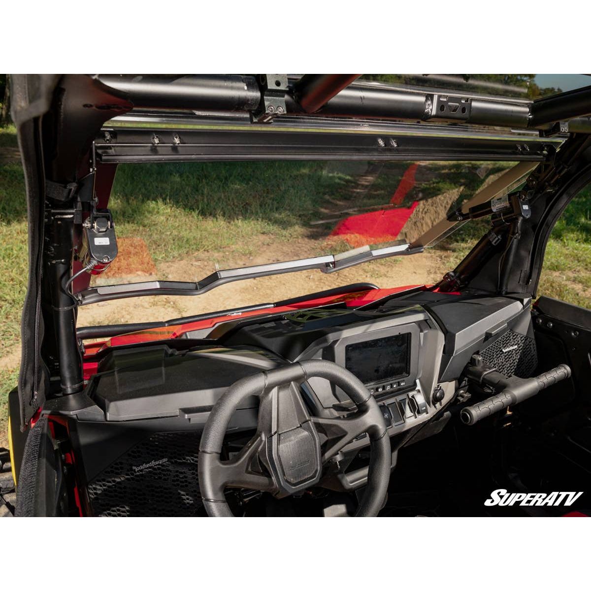 SuperATV Polaris RZR XP Maxdrive Power Flip Windshield