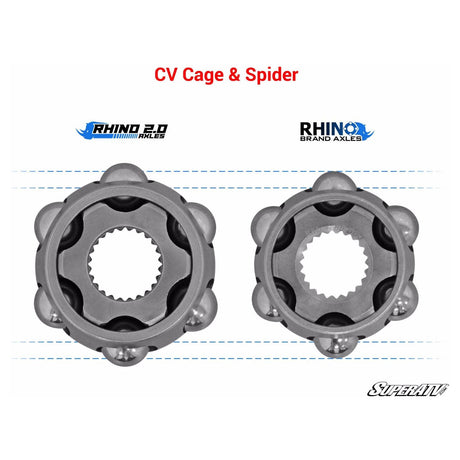 SuperATV Rhino 2.0 Polaris RZR Pro XP Heavy Duty Axles