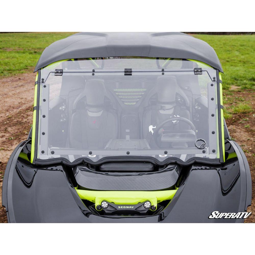 SuperATV Segway Villain Scratch-Resistant Flip Windshield – UTV