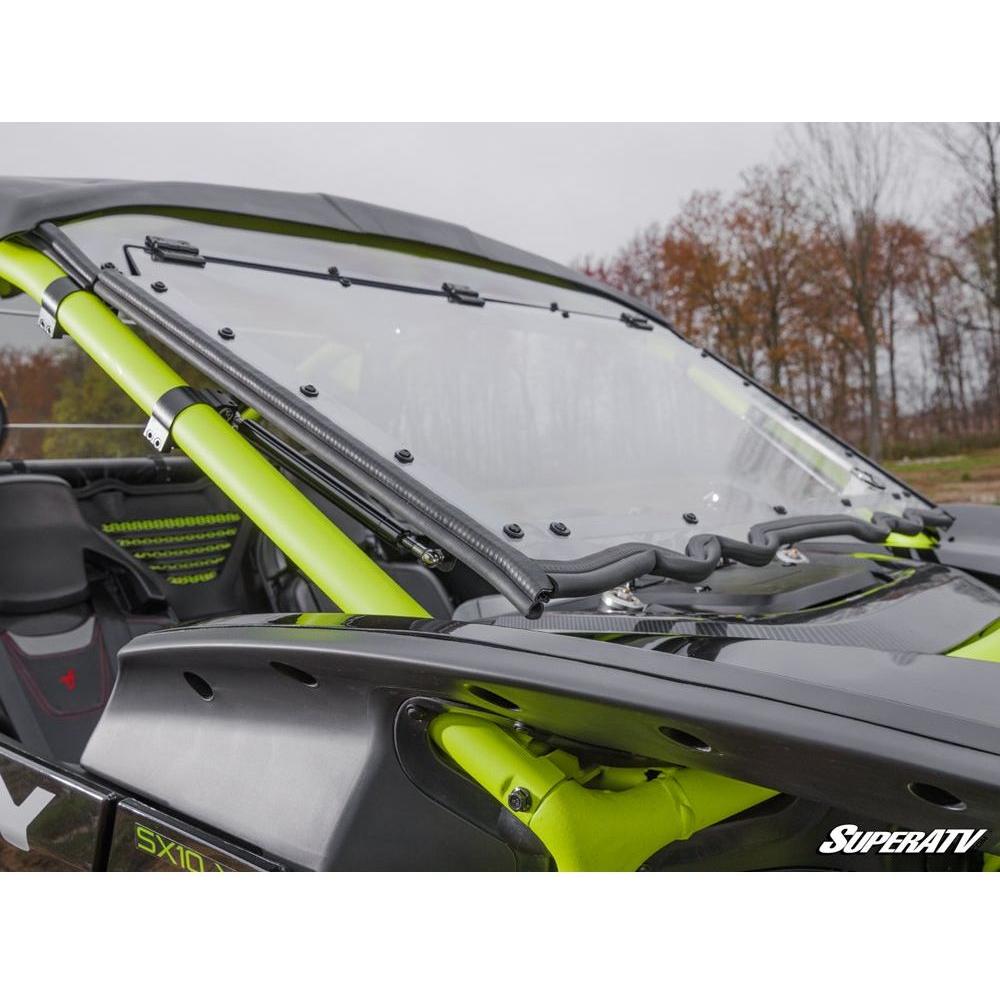 SuperATV Segway Villain Scratch-Resistant Flip Windshield – UTV