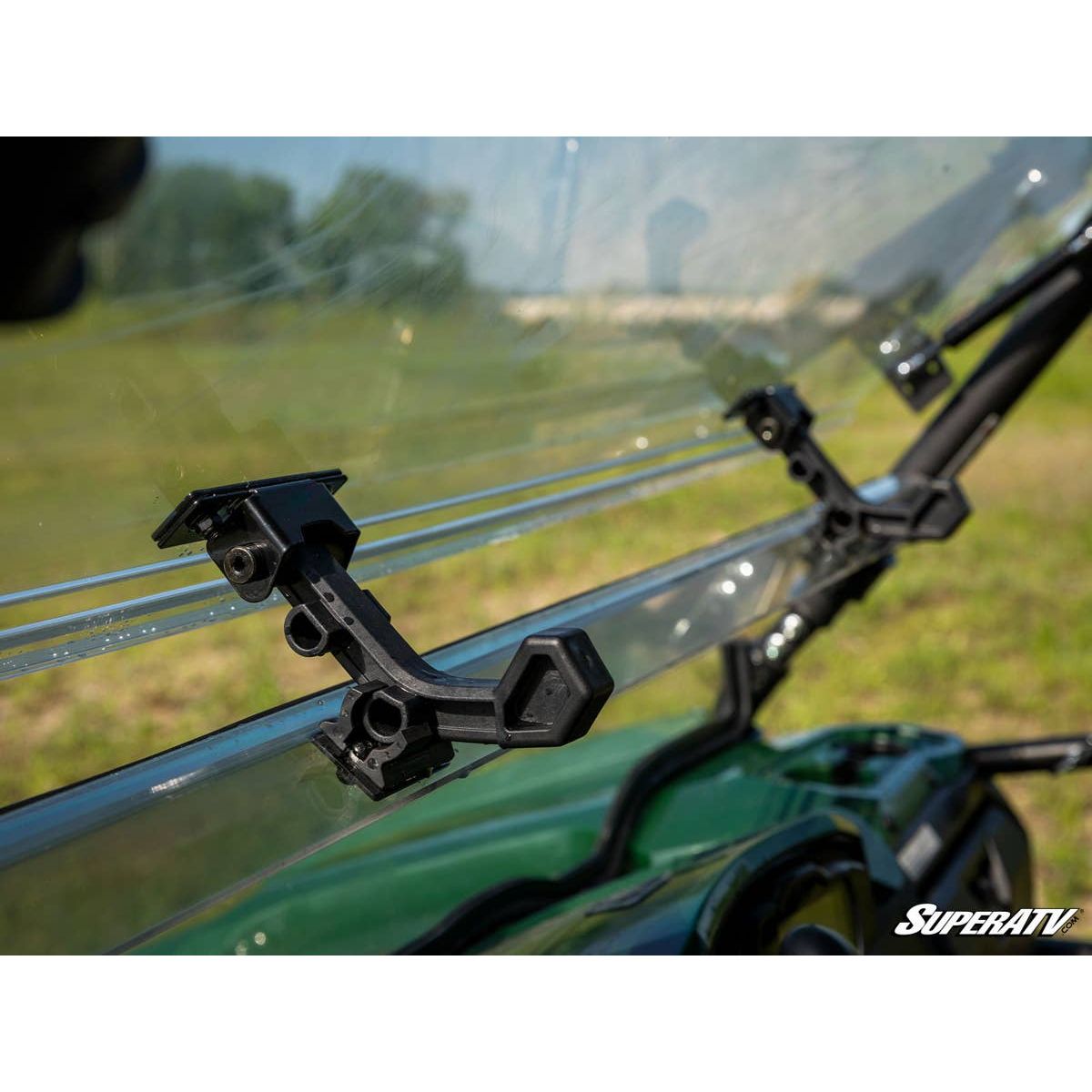 SuperATV Yamaha Viking Scratch Resistant Flip Windshield