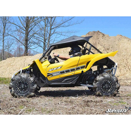 SuperATV Yamaha YXZ Heavy Duty Nerf Bars - Black