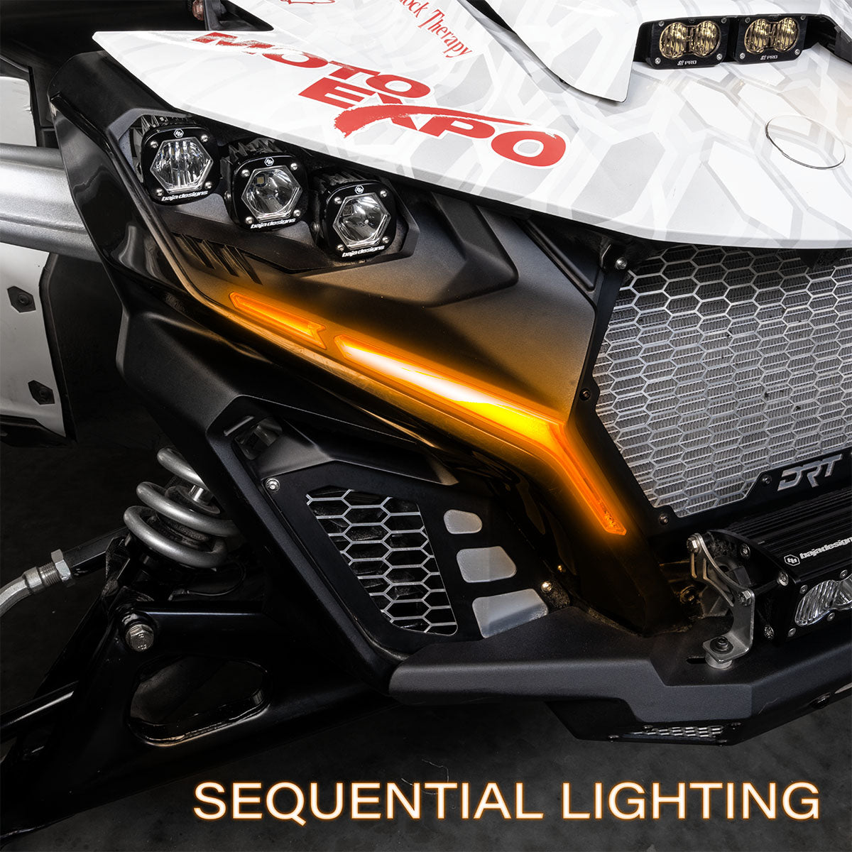 SSV - Turn-Signal Plug-&-Play Kit | 2024-2026 Can-AM Maverick R | Sequential Front Fang Lights w/Taillight Integration