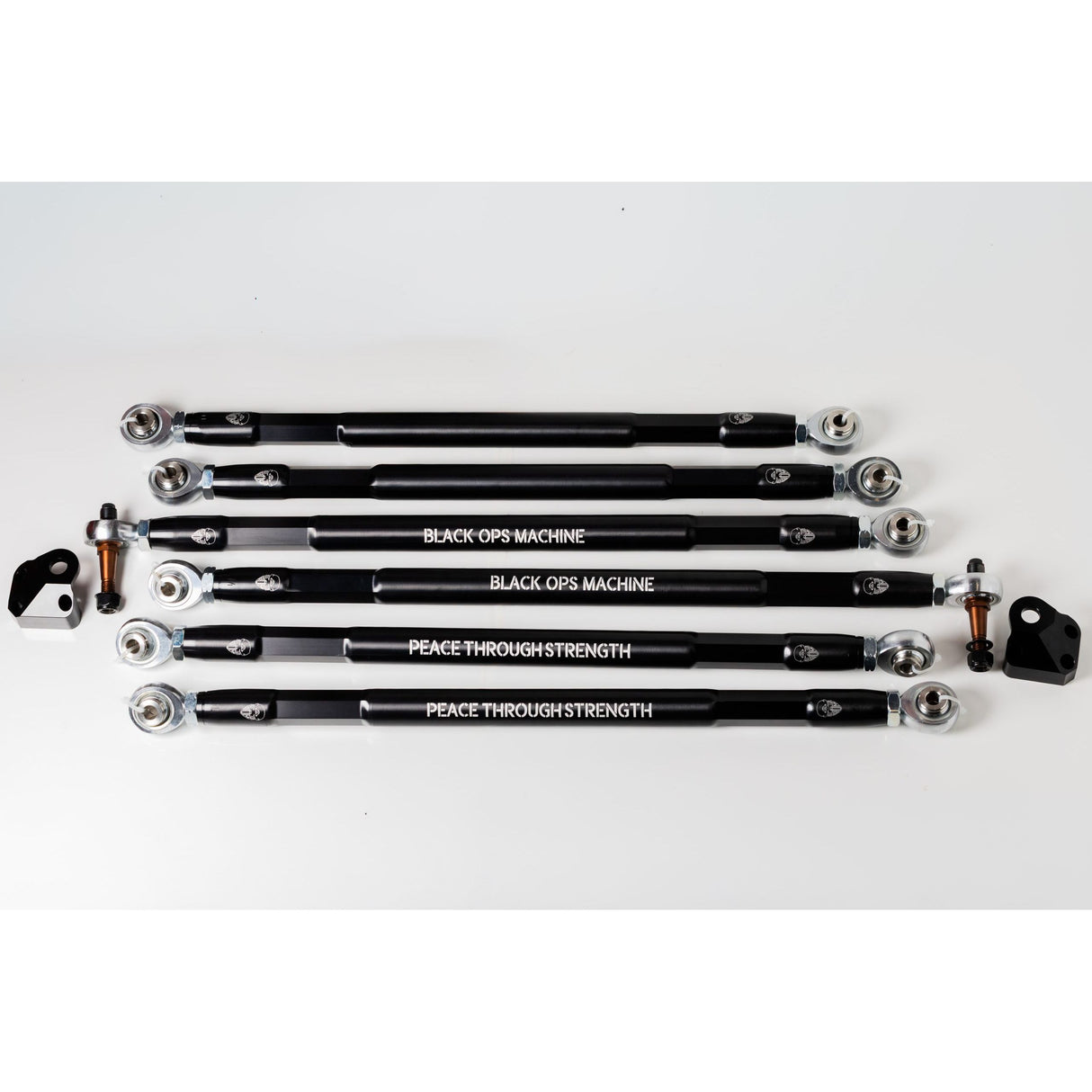 Blacks Ops Machine - 2024+ Can-Am Maverick R Radius Rods 7075