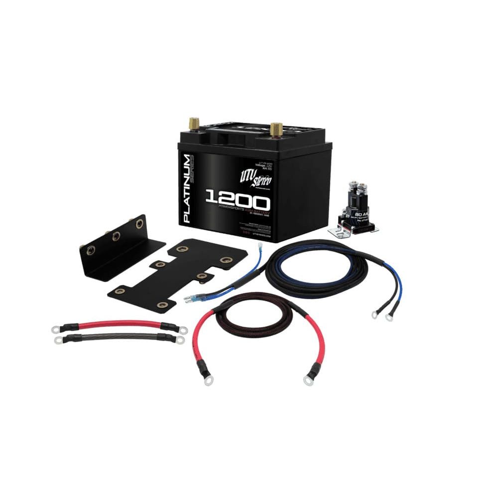 UTV Stereo Kawasaki Teryx H2 2nd Battery Kit