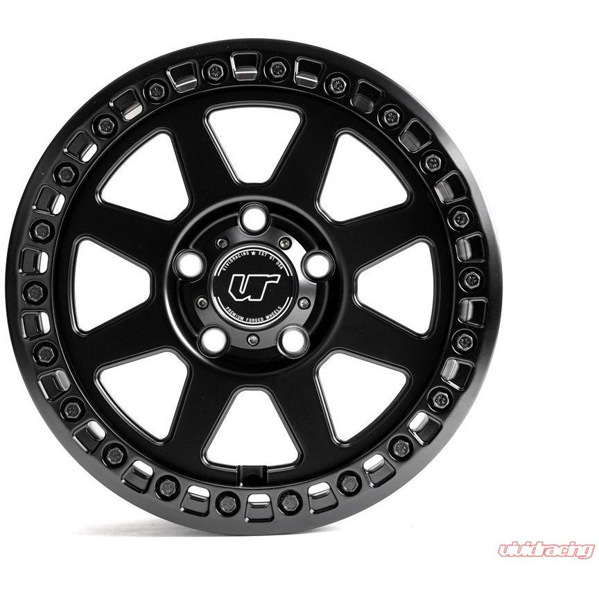 Polaris RZR Pro R 15x6 Matte Black VR Forged D15 Beadlock Wheel Package