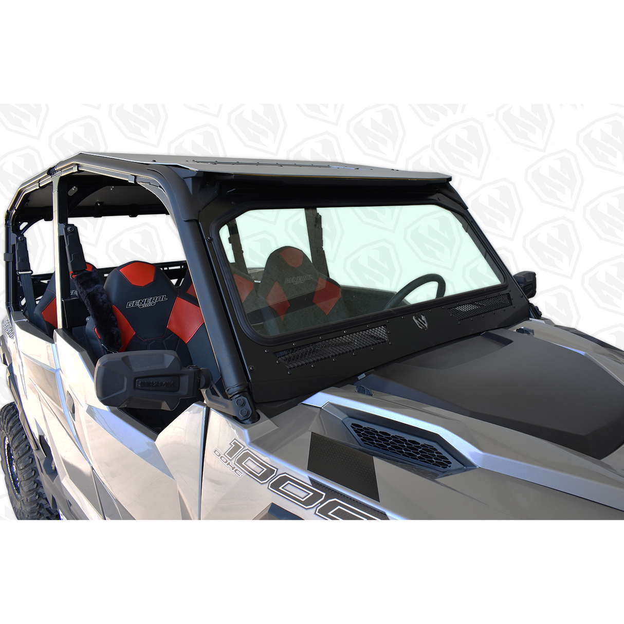 2016-2023 Polaris General Vented Glass Windshield -  Two Vent