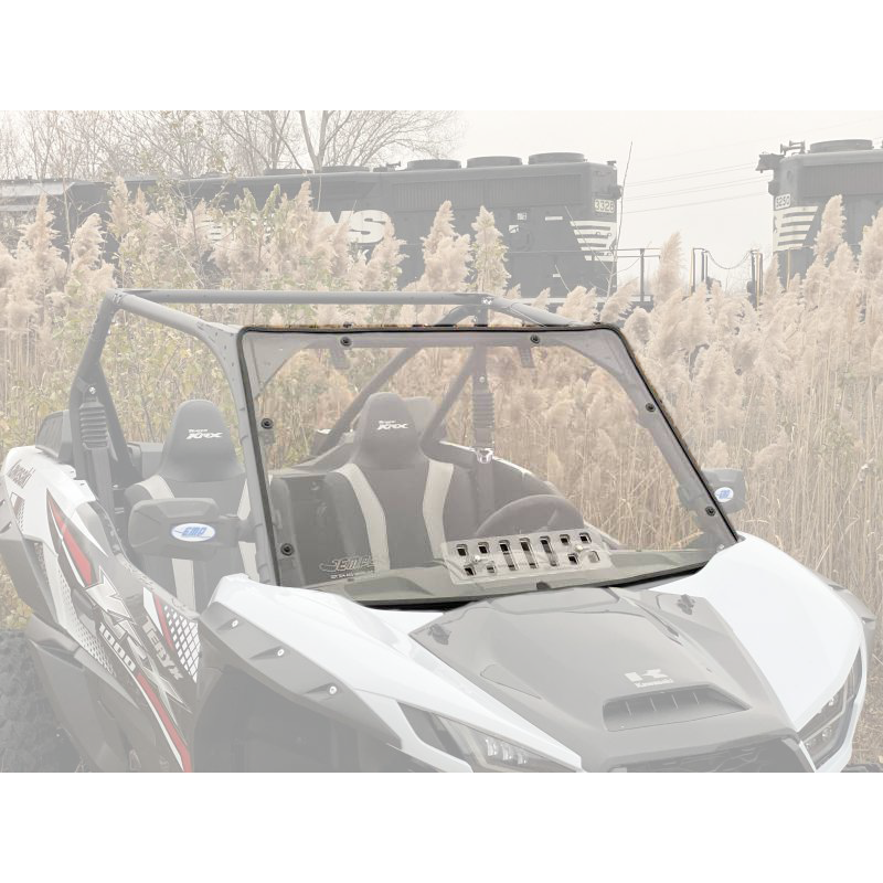 Kawasaki Teryx KRX 1000 Polycarbonate Windshield with vent (Hard Coated on Both Sides)